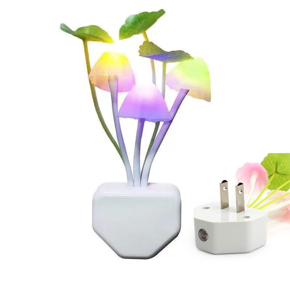 Pack of 3-Mushroom 3D LED Light Sensor Lamp