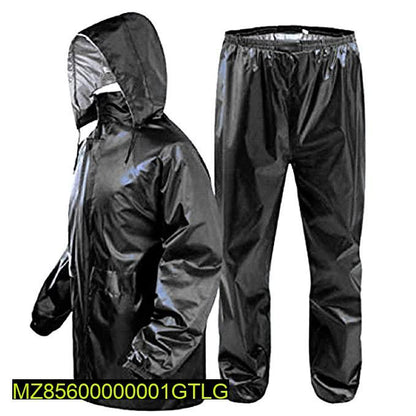 2 Pcs waterproof parachute raincoat for unisex.