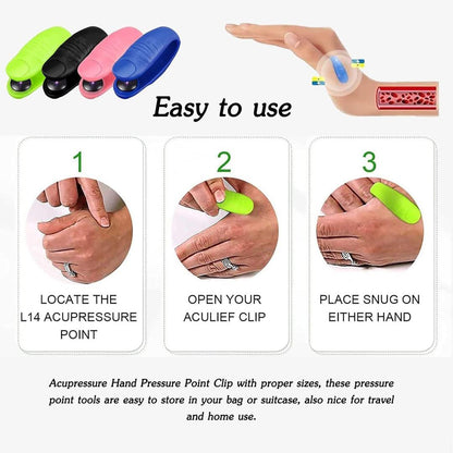 Durable Sugar Control L14 Acupressure Point Clip - 1 Pc for Wellness and Self-Care