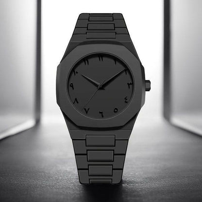 Black Arabic Aura Watch Luxury Premium Box