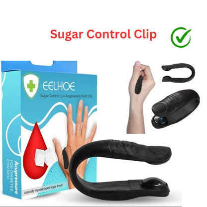 Durable Sugar Control L14 Acupressure Point Clip - 1 Pc for Wellness and Self-Care
